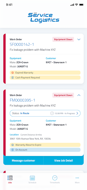 Service Logistics Go Screenshot 0