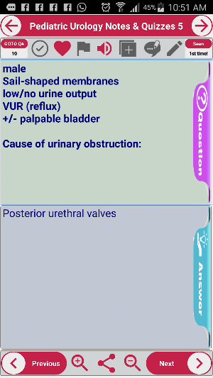 Pediatric Urology Notes & Quiz Screenshot 3
