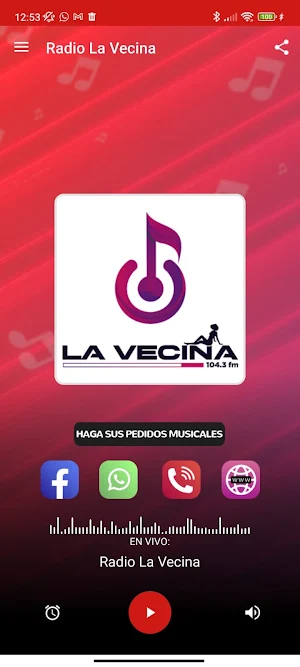 Radio La Vecina Screenshot 1