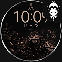 Bronze Blossom Watch Face