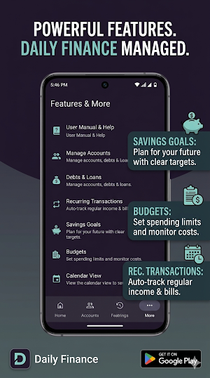 Daily Finance: Budget Tracker Screenshot 2
