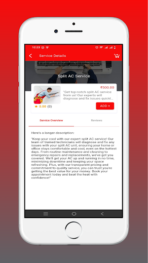 Home Service Company Screenshot 1