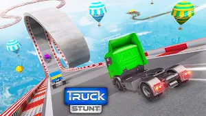 Extreme Ramp Truck Stunts 3D: Car Games Screenshot 1