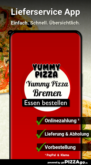 Yummy Pizza Bremen Screenshot 0