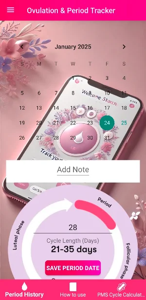 Ovulation Period Tracker Screenshot 3