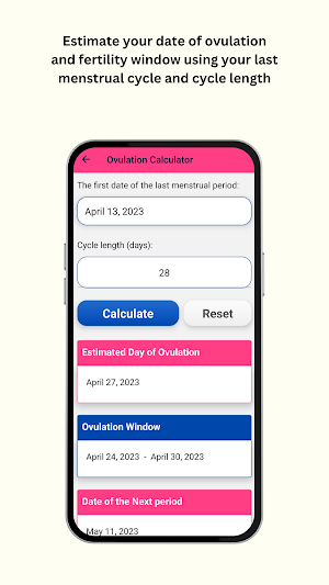 Fertility Mate Screenshot 1