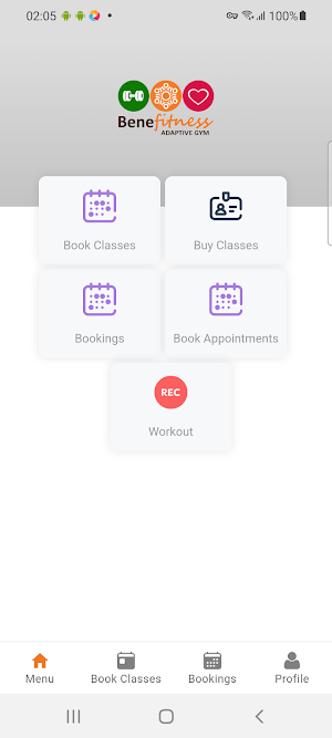 Benefitness Adaptive Gym Screenshot 0