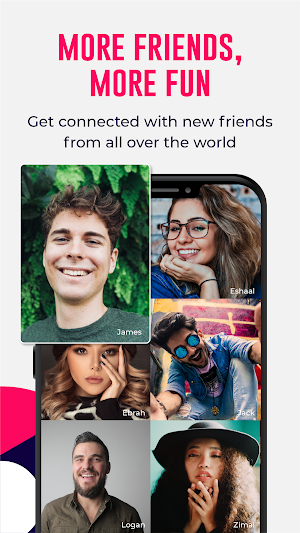 Live Video Call App: Random Live Chat Rooms Free Screenshot 3