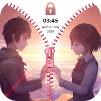Zipper Lock Screen 3D Themes