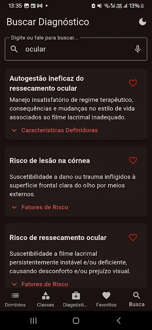 Diagnósticos NANDA Screenshot 2