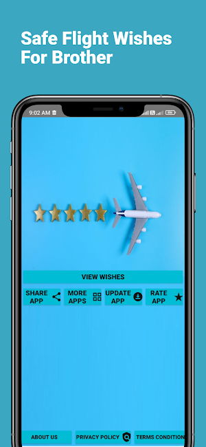 Safe Flight Wishes For Brother Screenshot 1