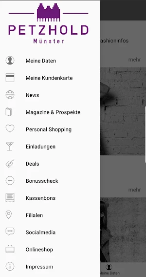 Modehaus Petzhold Screenshot 1
