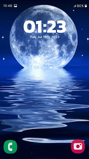 Moon Over Water Live Wallpaper Screenshot 1