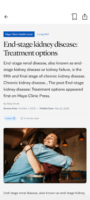 Mayo Clinic Press Screenshot 1