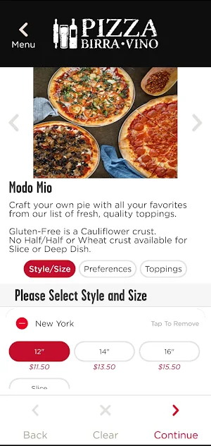 Pizza Birra Vino Screenshot 3