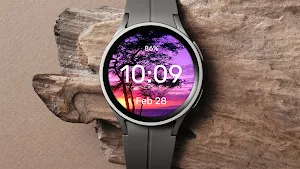 Neon Sunset - Watch Face Screenshot 3