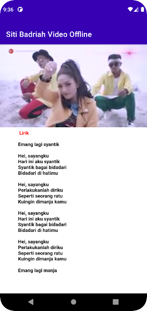 Siti Badriah Video Offline Screenshot 1