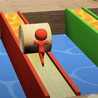 Ladder race: Snow ball builder