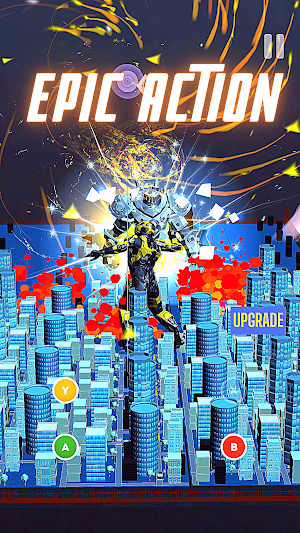 iron robot game man superhero Screenshot 3