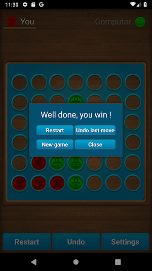 Old School Connect Board Game Screenshot 2