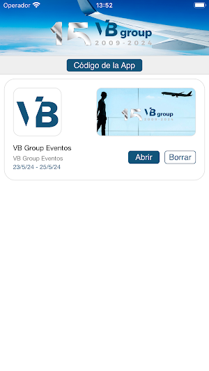 VB Group Eventos Screenshot 2