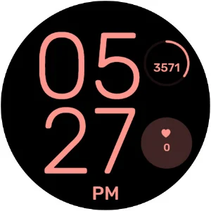 Simple II - Wear OS Watchface Screenshot 1