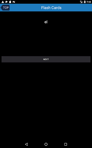 испанский слово карта Screenshot 3