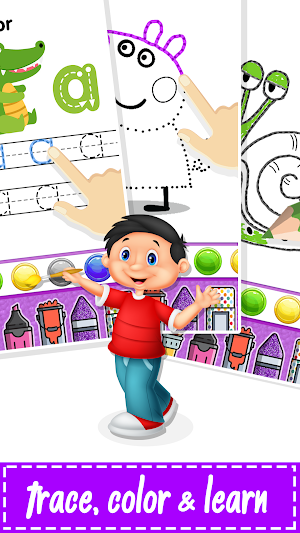 Trace And Color Game For Kids Screenshot 0