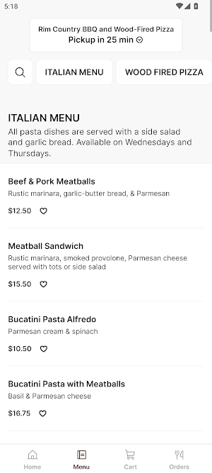 Rim Country BBQ Screenshot 1