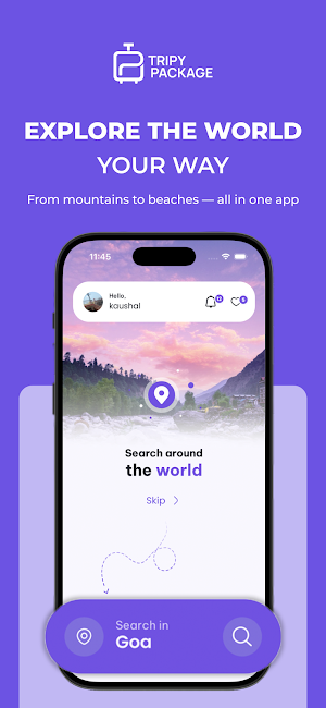 TripyPackage Screenshot 1