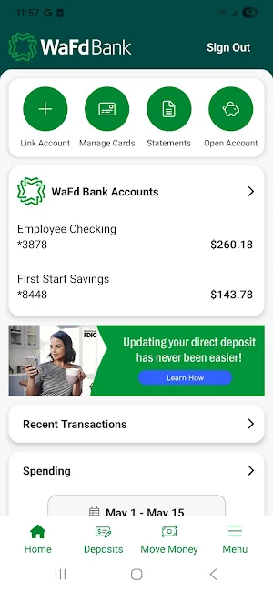 WaFd Bank (2026) Screenshot 0