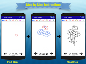 How to Sketch Flowers Step by Step Screenshot 2