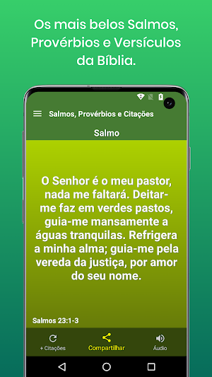 Salmos, Provérbios e Citações Bíblicas Screenshot 3