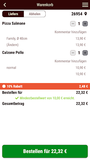Restaurant Josan Screenshot 1