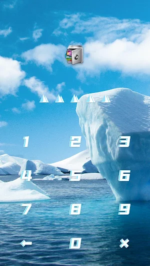 AppLock Theme Glacier Screenshot 1