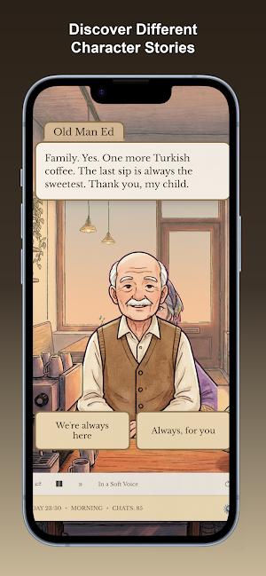 Coffee Chat: Story Choice Game Screenshot 1