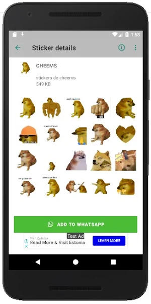Sticker Doge Español Screenshot 2