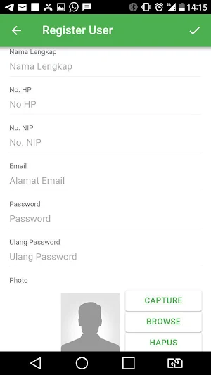 Absensi Unit Kepegawaian Kemen Screenshot 3