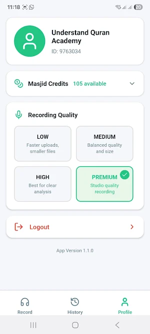 Salah Recorder Screenshot 3