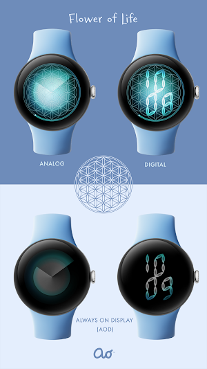 Flower of Life Watch Face Screenshot 1
