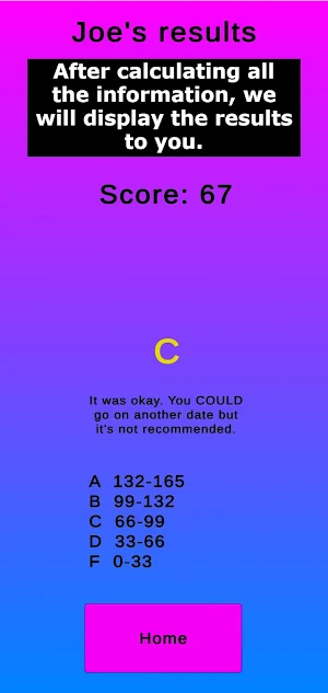 Date Rate Screenshot 2