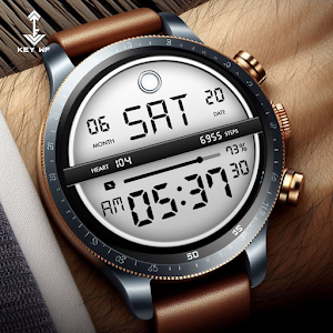 Key WF120 Digital Watch Face Screenshot 2
