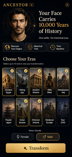 AncestorAI Historical Portrait Screenshot 3