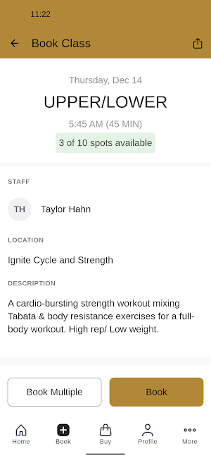 Ignite Cycle and Strength Screenshot 2