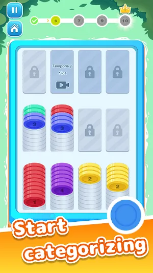 Sorting Coin Puzzle Screenshot 3