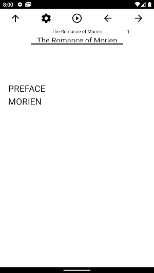 Book, The Romance of Morien Screenshot 0