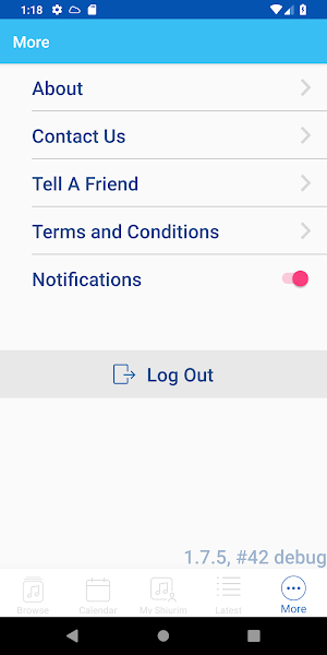 The R' Reuven Leuchter App Screenshot 2
