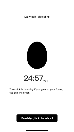 Chick Focus:Pomodoro Technique Screenshot 0