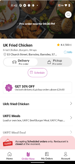 UK Fried Chicken Screenshot 2