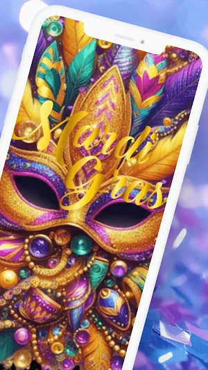 Mardi Gras Parade Cards & GIFs Screenshot 1